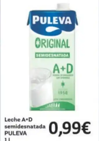Economy Cash PULEVA Leche A+D semidesnatada oferta