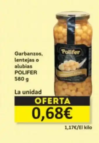 Economy Cash POLIFER Garbanzos, lentejas o alubias oferta