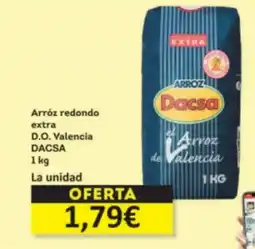 Economy Cash DACSA Arróz redondo extra D.O Valencia oferta