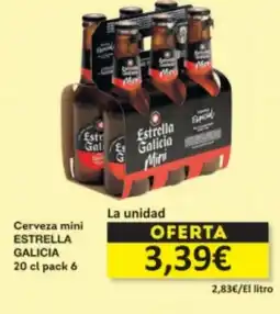 Economy Cash ESTRELLA GALICIA Cerveza mini oferta