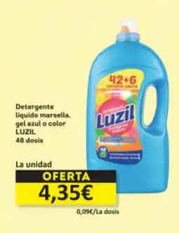 Economy Cash LUZIL Detergente liquido marsella, gel azul o color oferta