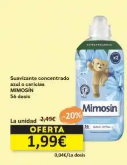 Economy Cash MIMOSIN Suavizante concentrado azul o caricias oferta