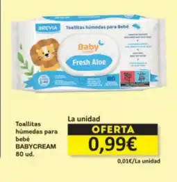 Economy Cash BABYCREAM Toallitas húmedas para Bebé oferta