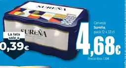 Unide Supermercados SUREÑA Cerveza oferta