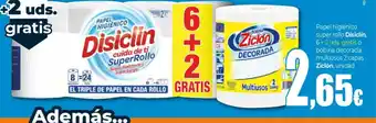 Unide Supermercados DISICLIN Papel higiénico super rollo oferta
