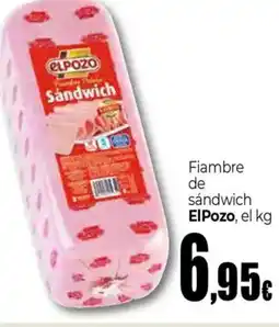 Unide Supermercados ELPOZO Fiambre de Sándwich oferta