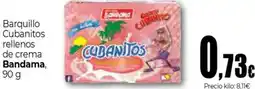 Unide Supermercados BANDAMA Barquillo Cubanitos rellenos de crema oferta