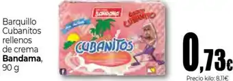 Unide Supermercados BANDAMA Barquillo Cubanitos rellenos de crema oferta