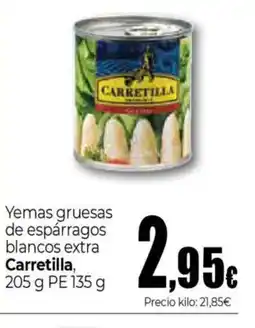 Unide Supermercados CARRETILLA Yemas gruesas de espárragos blancos extra oferta