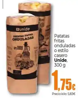 Unide Supermercados UNIDE Patatas fritas onduladas o estilo casero oferta