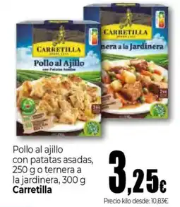 Unide Supermercados CARRETILLA Pollo al ajillo con patatas asadas oferta