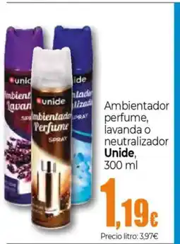 Unide Supermercados UNIDE Ambientador perfume lavanda o neutralizador oferta