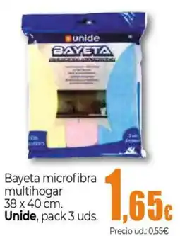 Unide Supermercados UNIDE Bayeta microfibra multihogar oferta