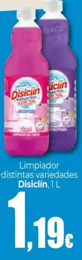 Unide Supermercados DISICLIN Limpiador distintas variedades oferta