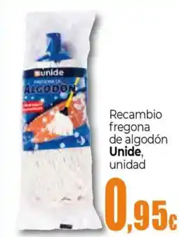 Unide Supermercados UNIDE Recambio fregona de algodón oferta