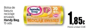 Unide Supermercados HANDY BAG Bolsa de basura reciclaje envases oferta