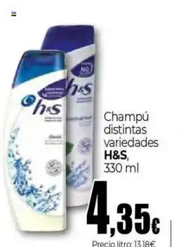 Unide Supermercados H&S Champú distintas variedades oferta
