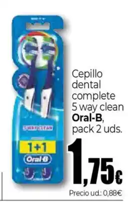 Unide Supermercados ORAL B Cepillo dental complete 5 way clean oferta