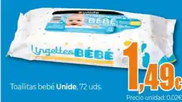 Unide Supermercados UNIDE Toallitas bebé oferta