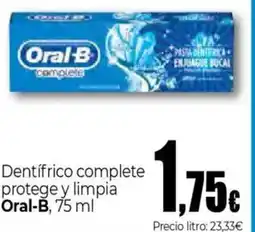 Unide Supermercados ORAL B Dentifrico complete protege y limpia oferta