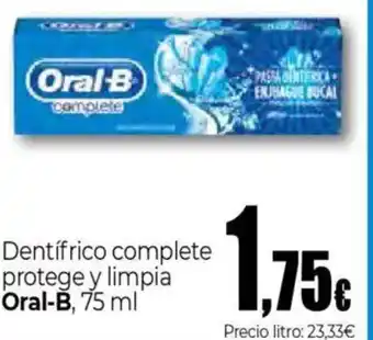Unide Supermercados ORAL B Dentifrico complete protege y limpia oferta