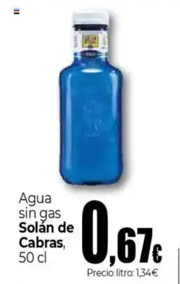 Unide Supermercados SOLAN DE CABRAS Agua sin gas oferta