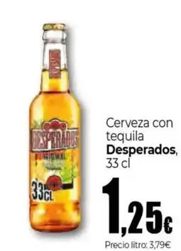 Unide Supermercados DESPERADOS Cerveza con tequila oferta