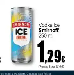 Unide Supermercados SMIRNOFF Vodka Ice oferta