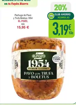 Masymas ELPOZO Pechuga de Pavo y Trufa Boletus 1954 oferta