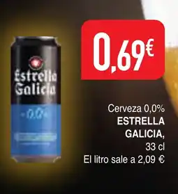 Masymas ESTRELLA GALICIA Cerveza 0,0% oferta
