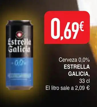 Masymas ESTRELLA GALICIA Cerveza 0,0% oferta