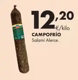 Supermercados Lupa CAMPOFRÍO Salami Alerce oferta