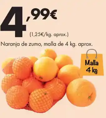 Supermercados Lupa Naranja de zumo oferta