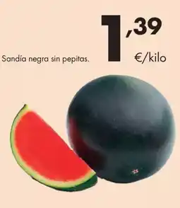Supermercados Lupa Sandía negra sin pepitas oferta