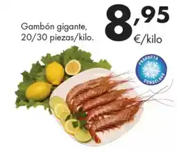 Supermercados Lupa Gambón gigante oferta