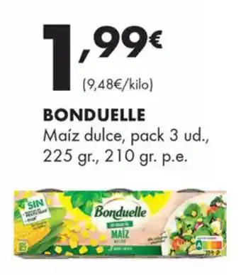 Supermercados Lupa BONDUELLE Maíz dulce oferta