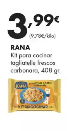 Supermercados Lupa RANA Kit para cocinar tagliatelle frescos carbonara oferta