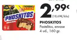 Supermercados Lupa PHOSKITOS Pastelitos, envase oferta