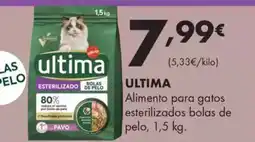 Supermercados Lupa ULTIMA Alimento para gatos esterilizados bolas de pelo oferta