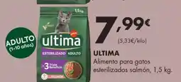 Supermercados Lupa ULTIMA Alimento para gatos esterilizados salmón oferta