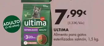 Supermercados Lupa ULTIMA Alimento para gatos esterilizados salmón oferta