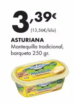 Supermercados Lupa ASTURIANA Mantequilla tradicional, barqueta oferta