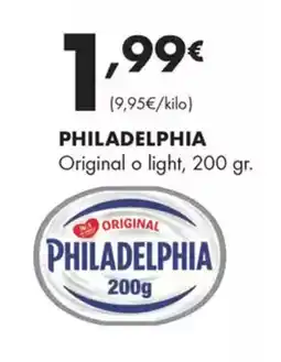 Supermercados Lupa PHILADELPHIA Original o light oferta