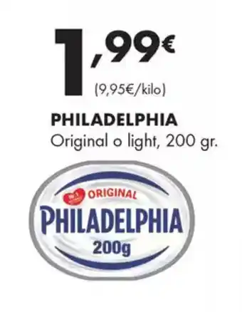 Supermercados Lupa PHILADELPHIA Original o light oferta