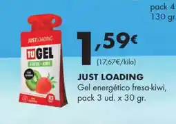 Supermercados Lupa JUST LOADING Gel energético fresa-kiwi oferta