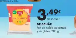 Supermercados Lupa DR.SCHÄR Pan de molde sin corteza oferta