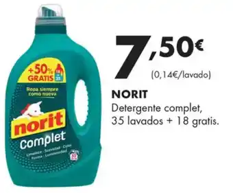 Supermercados Lupa NORIT Detergente complet oferta