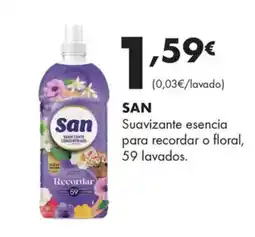 Supermercados Lupa SAN Suavizante esencia para recordar o floral, 59 lavados oferta