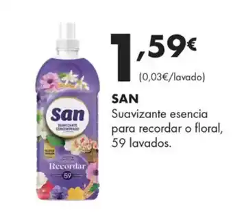 Supermercados Lupa SAN Suavizante esencia para recordar o floral, 59 lavados oferta