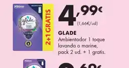 Supermercados Lupa GLADE Ambientador 1 toque lavanda o marine oferta
